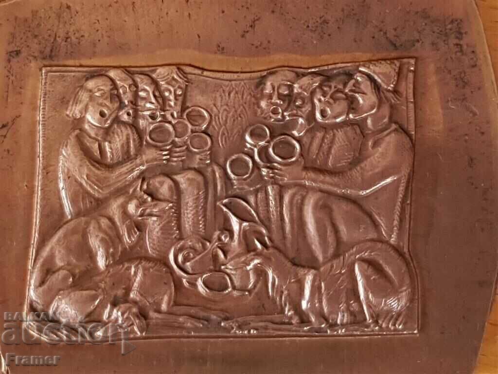 Auction Georgi Chapkenov Chapa Gulyai after hunting Unique author's work Auction Georgi Chapkenov Chapa Gulyai after hunting Unique author's work