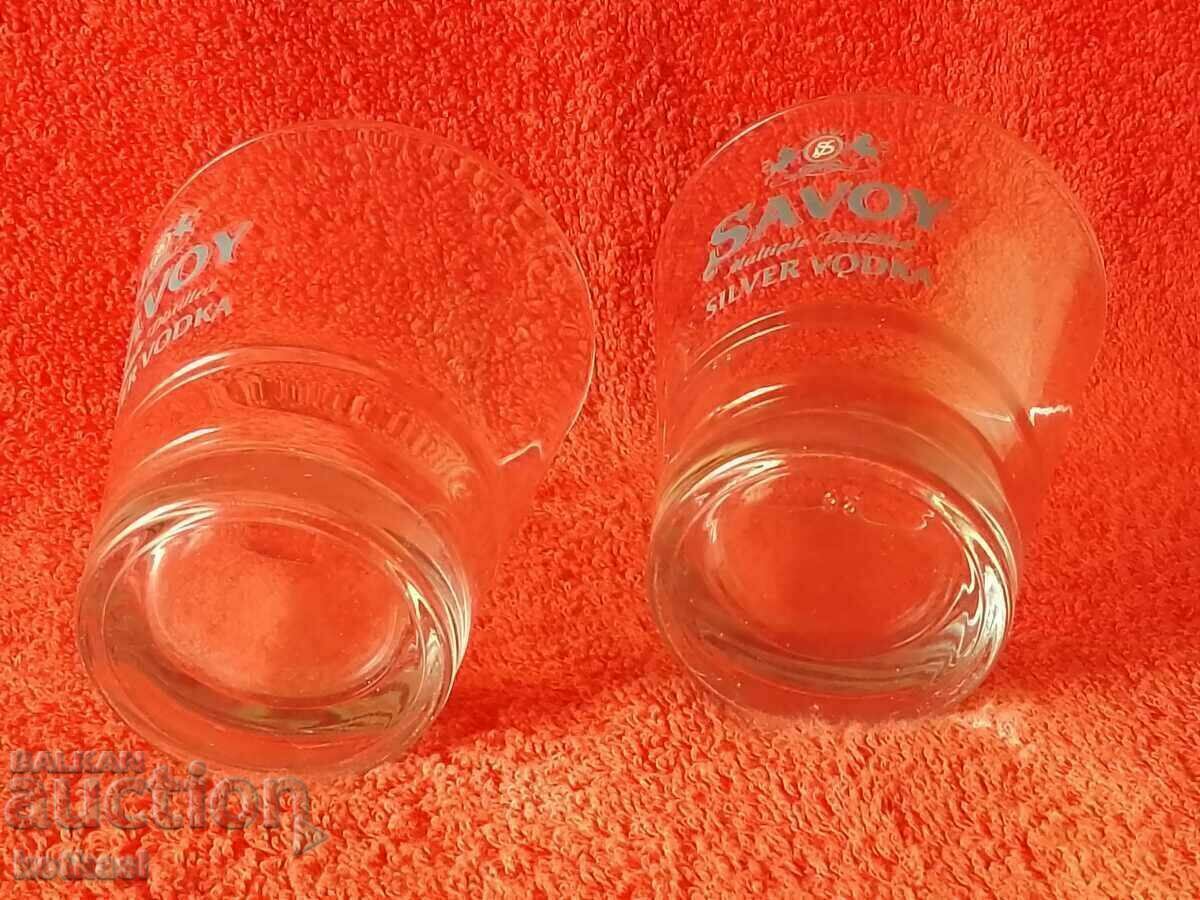 Delivery of Lot 2 pcs. glass glasses Vodka SAVOY SILVER VODKA Delivery of Lot 2 pcs. glass glasses Vodka SAVOY SILVER VODKA