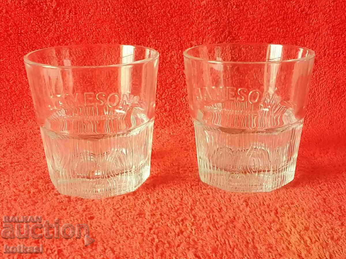Лот 2 бр стъклени чаши за уиски JAMESON IRISH WHISKEY