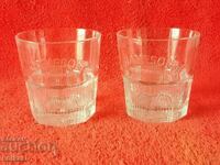 Lot of 2 glass glasses for JAMESON IRISH WHISKEY