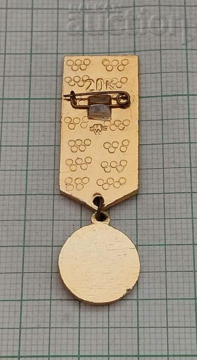 OLYMPICS MOSCOW 1980 BOXING BADGE with price 2.00 BGN | € 1.02 OLYMPICS MOSCOW 1980 BOXING BADGE with price 2.00 BGN | € 1.02