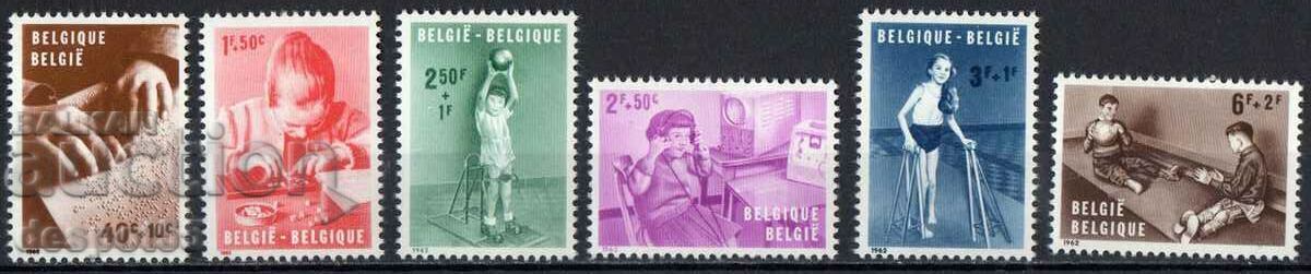 1962. Belgia. Pentru a sprijini copiii cu dizabilități.