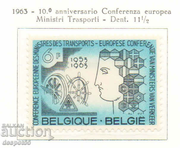 1963. Belgia. Congresul European al Transporturilor.