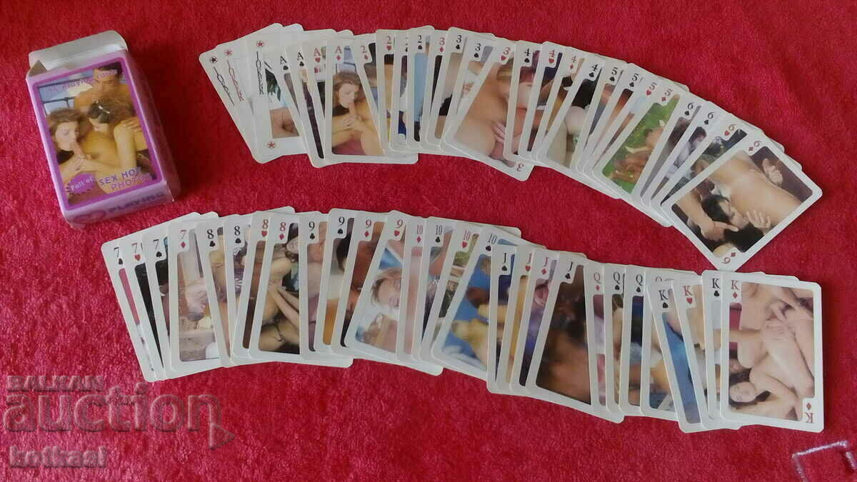 Old Erotic Hard Sex Cards Deck Full Set