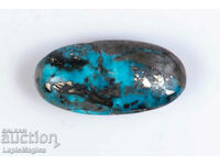 Blue Persian Turquoise with Pyrite 22.09ct Cabochon #1