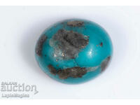 Blue Persian Turquoise with Pyrite 23.25ct Cabochon #2