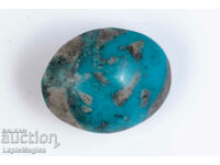 Blue Persian Turquoise with Pyrite 20.51ct Cabochon #4