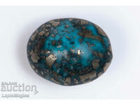 Blue Persian Turquoise with Pyrite 19.70ct Cabochon #5