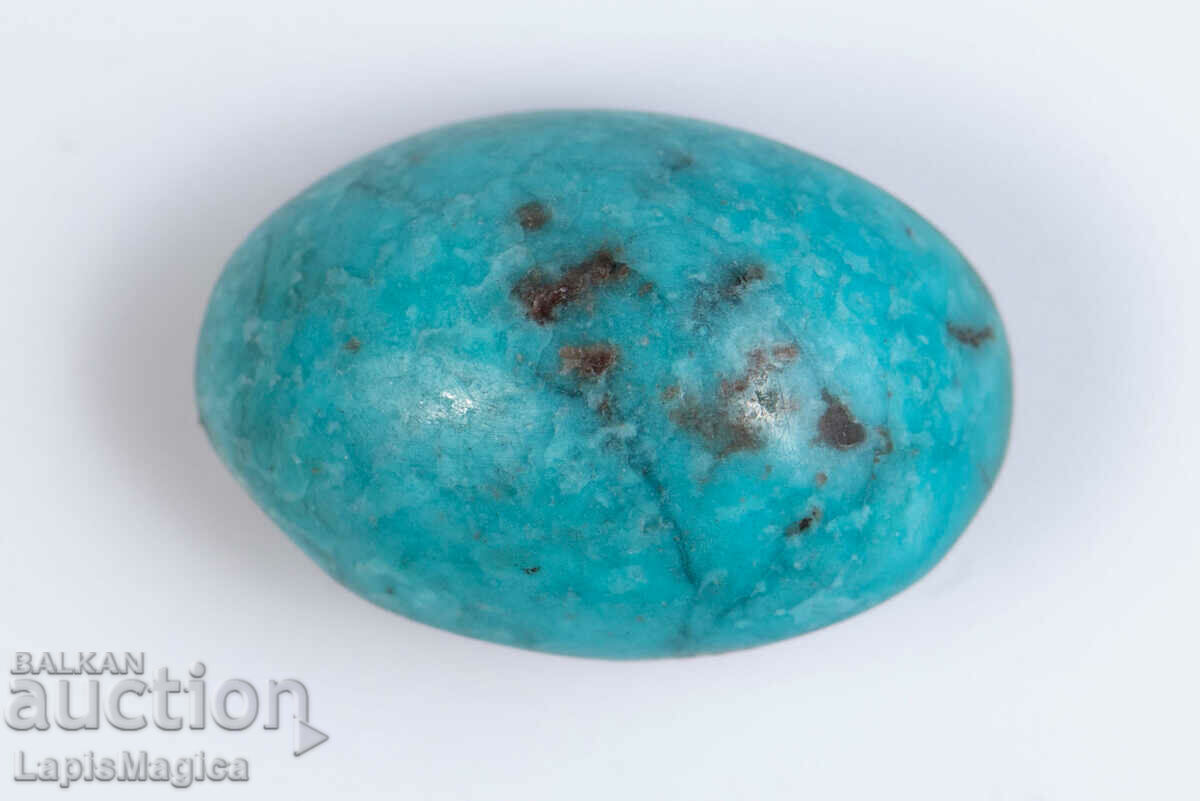 Blue Persian Turquoise with Pyrite 14.01ct Cabochon #8