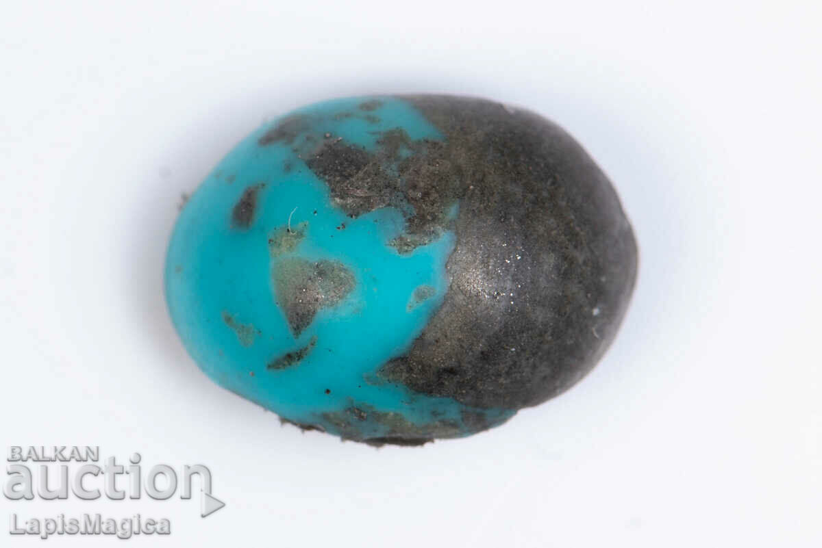 Blue Persian Turquoise with Pyrite 10.78ct Cabochon #11