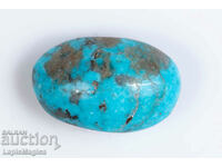 Blue Persian Turquoise with Pyrite 13.08ct Cabochon #15