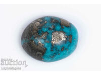 Blue Persian Turquoise with Pyrite 12.84ct Cabochon #17