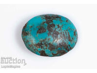 Blue Persian Turquoise with Pyrite 8.09ct Cabochon #18