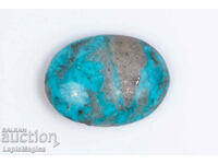 Blue Persian Turquoise with Pyrite 6.63ct Cabochon #22