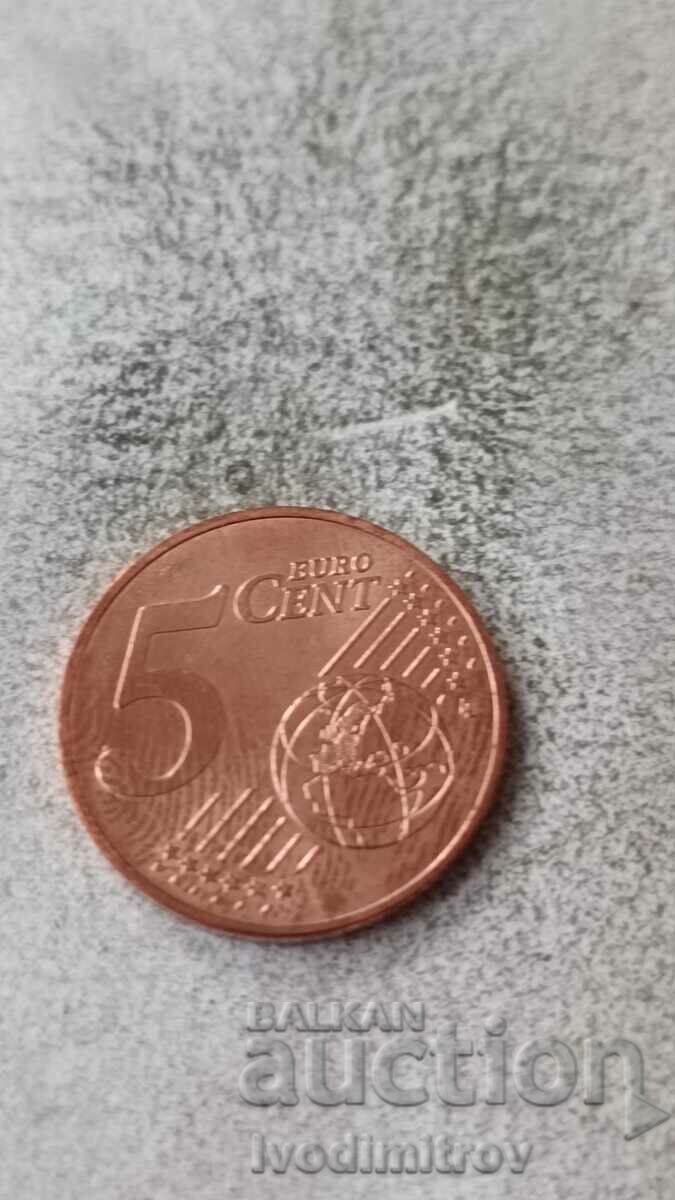Austria 5 cents 2024