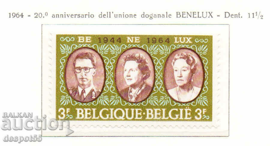 1964. Belgia. 20 de ani de la Benelux.