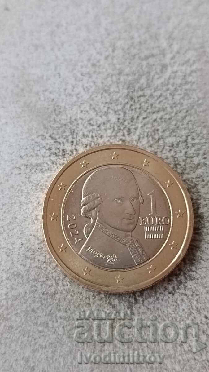 Austria 1 euro 2024 with price 2.85 BGN | € 1.46 Austria 1 euro 2024 with price 2.85 BGN | € 1.46