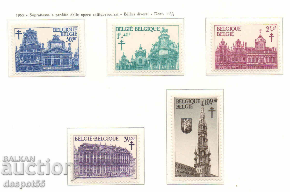 1965. Belgium. Monuments from the great squares of Brussels.