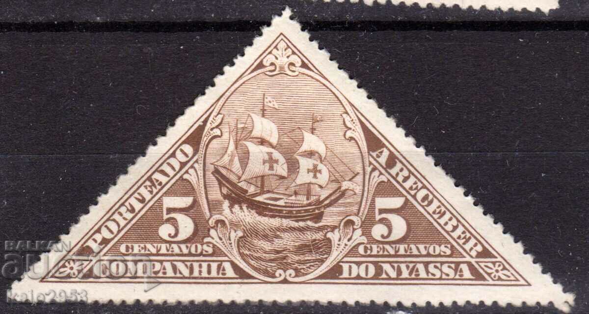 Portugalia-Niasa Company-1924-Pentru plată suplimentară,MLH / II