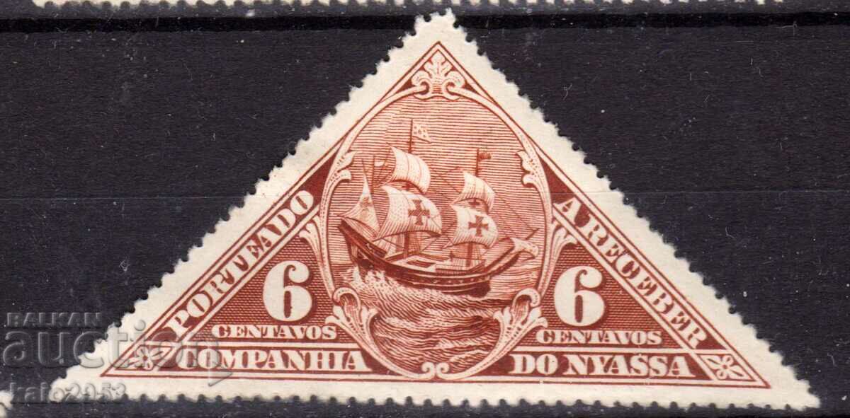 Португалия-компания Ниаса-1924-За доплащане,MLH / II