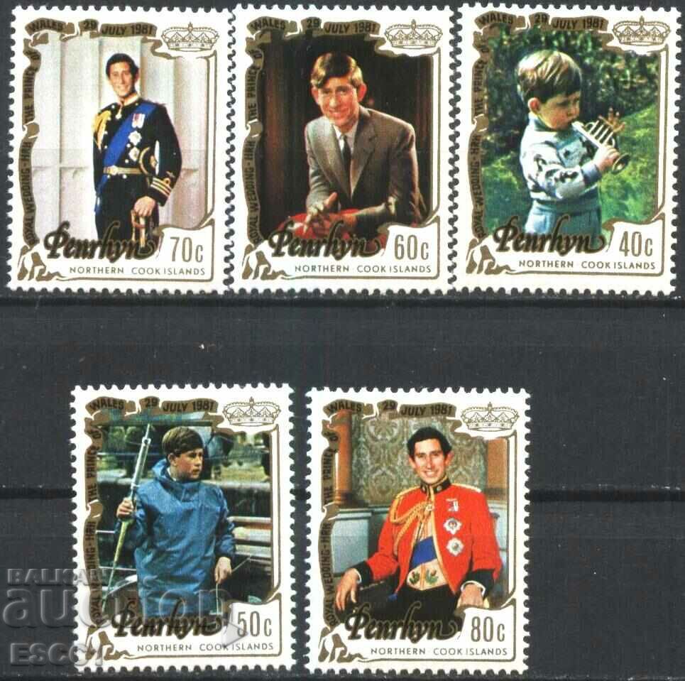 Pure Stamps Prince Charles 1981 of Penryn