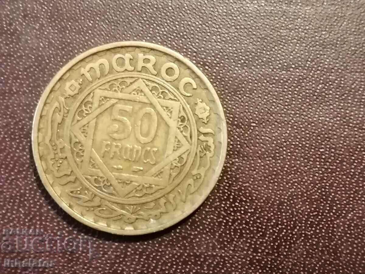 Мароко 50 франка 1951 год