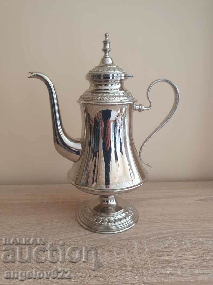 Silver Plated Metal Teapot!!!