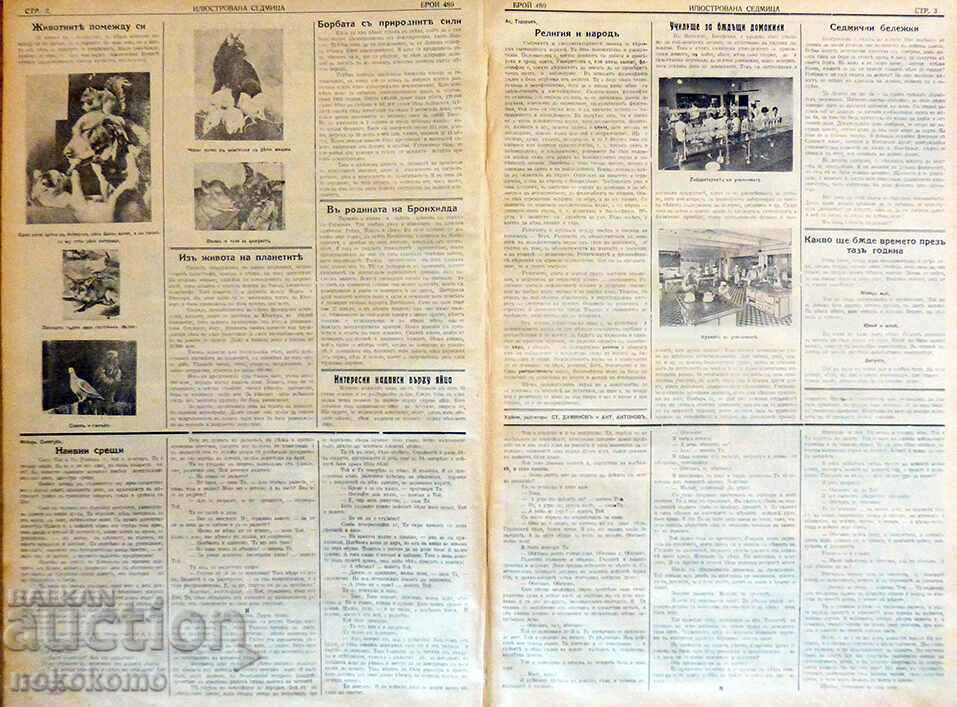 Newspaper: "ILLUSTRATED WEEK" with price 15.99 BGN | € 8.18 Newspaper: "ILLUSTRATED WEEK" with price 15.99 BGN | € 8.18