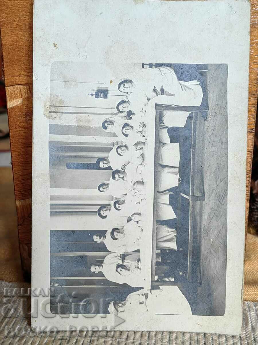 1910 Old Photo Ruse Military Med Team. Asistente și Medici