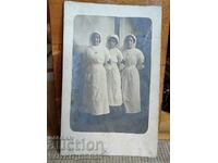 1910s Old Photo Ruse Military Med Group. Sisters