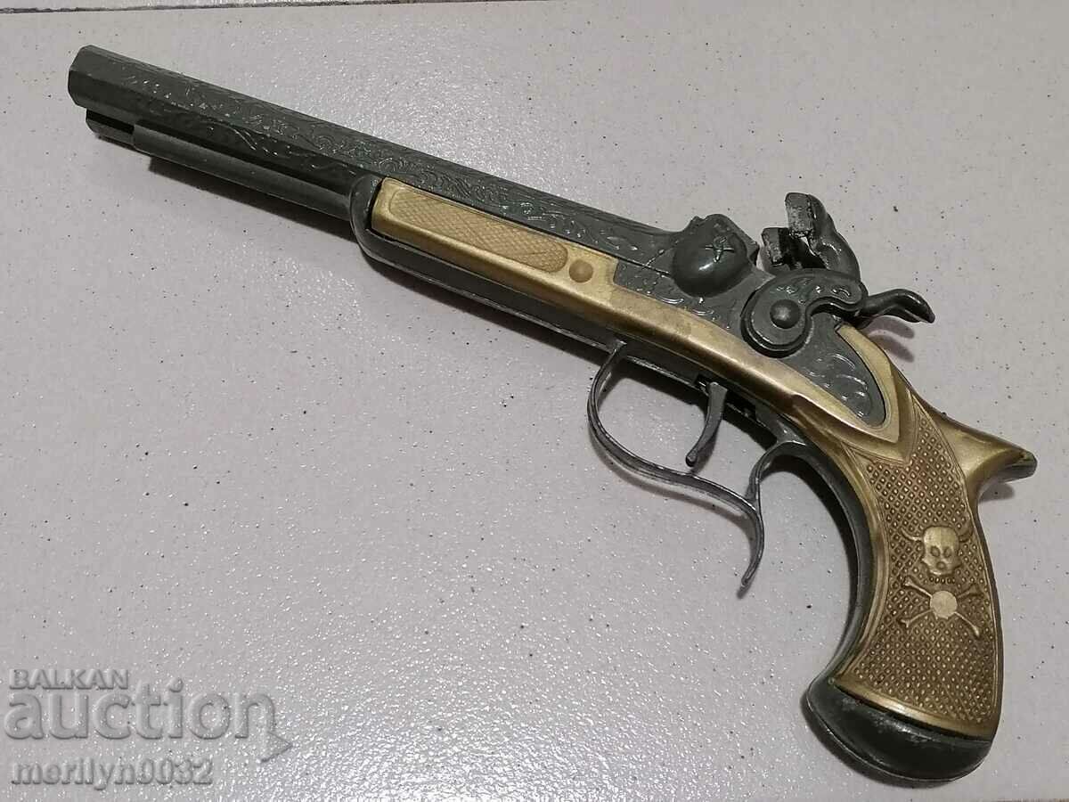 Auction  Children's toy pistol with caps, the gun works