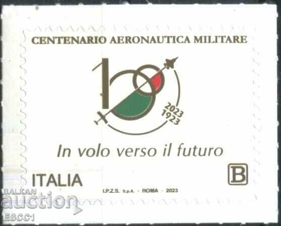 Чистa маркa 100 години Военновъздушни сили  2023 от Италия