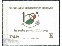 Clean stamp 100 years Air Force 2023 from Italy