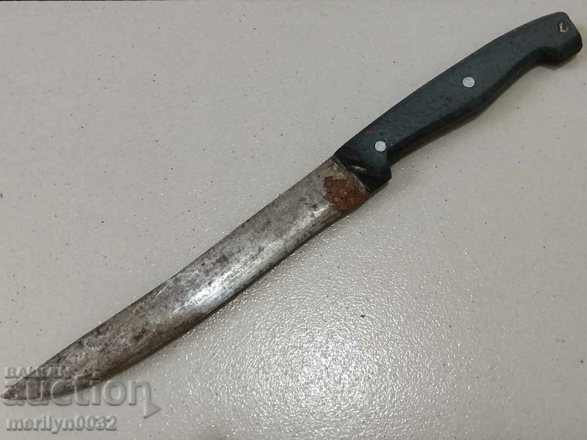Delivery of Old hand-forged butcher knife without handle Delivery of Old hand-forged butcher knife without handle