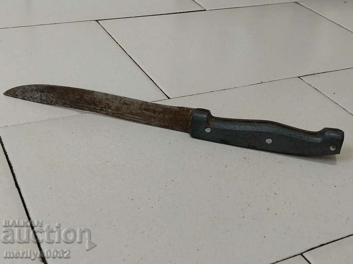 Old hand-forged butcher knife without handle - 5 Old hand-forged butcher knife without handle - 5