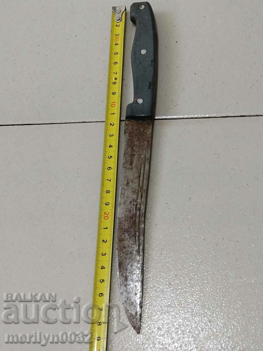 Old hand-forged butcher knife without handle - 6 Old hand-forged butcher knife without handle - 6