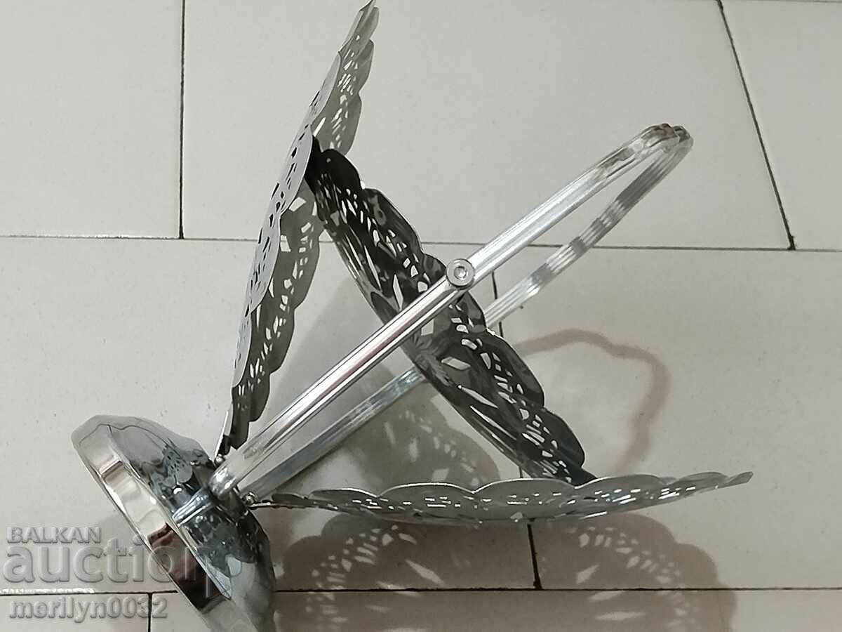 Δημοπρασία Διακοσμητικό φρουτιέρα τριπλό καλάθι 70s Δημοπρασία Διακοσμητικό φρουτιέρα τριπλό καλάθι 70s