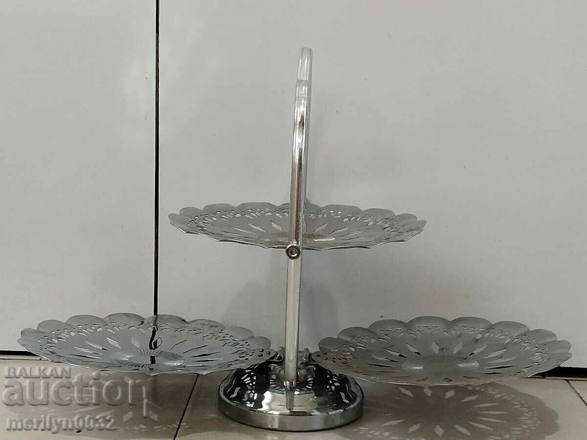 Διακοσμητικό φρουτιέρα τριπλό καλάθι 70s - 7 Διακοσμητικό φρουτιέρα τριπλό καλάθι 70s - 7