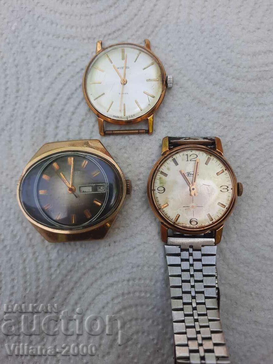 Lot of 3 USSR watches. Perfect working condition.