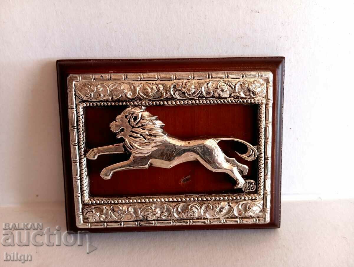Great Silver Plated Lion Great Silver Plated Lion
