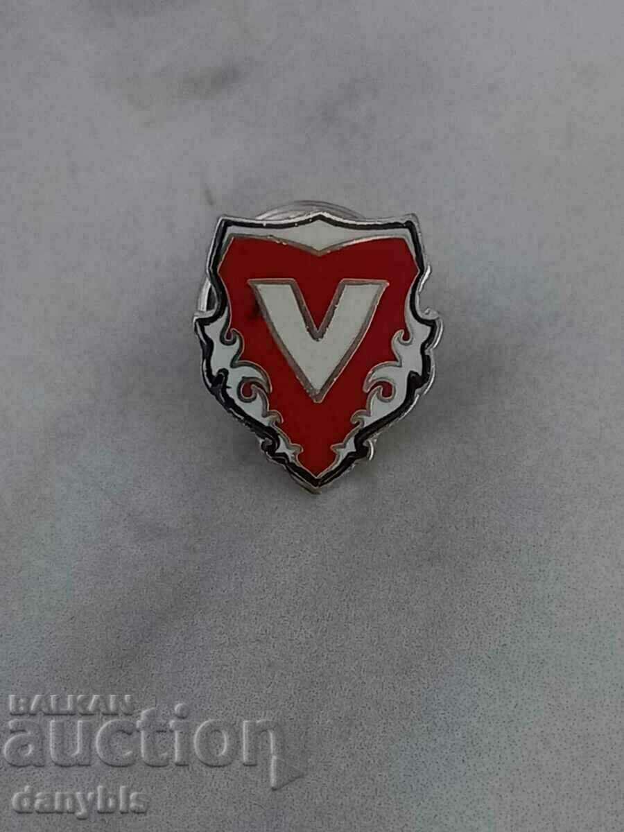 Football Badge - Vaduz Liechtenstein - Enamel Football Badge - Vaduz Liechtenstein - Enamel