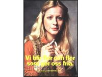 Carte poștală Renunțați la fumat 1979 din Suedia