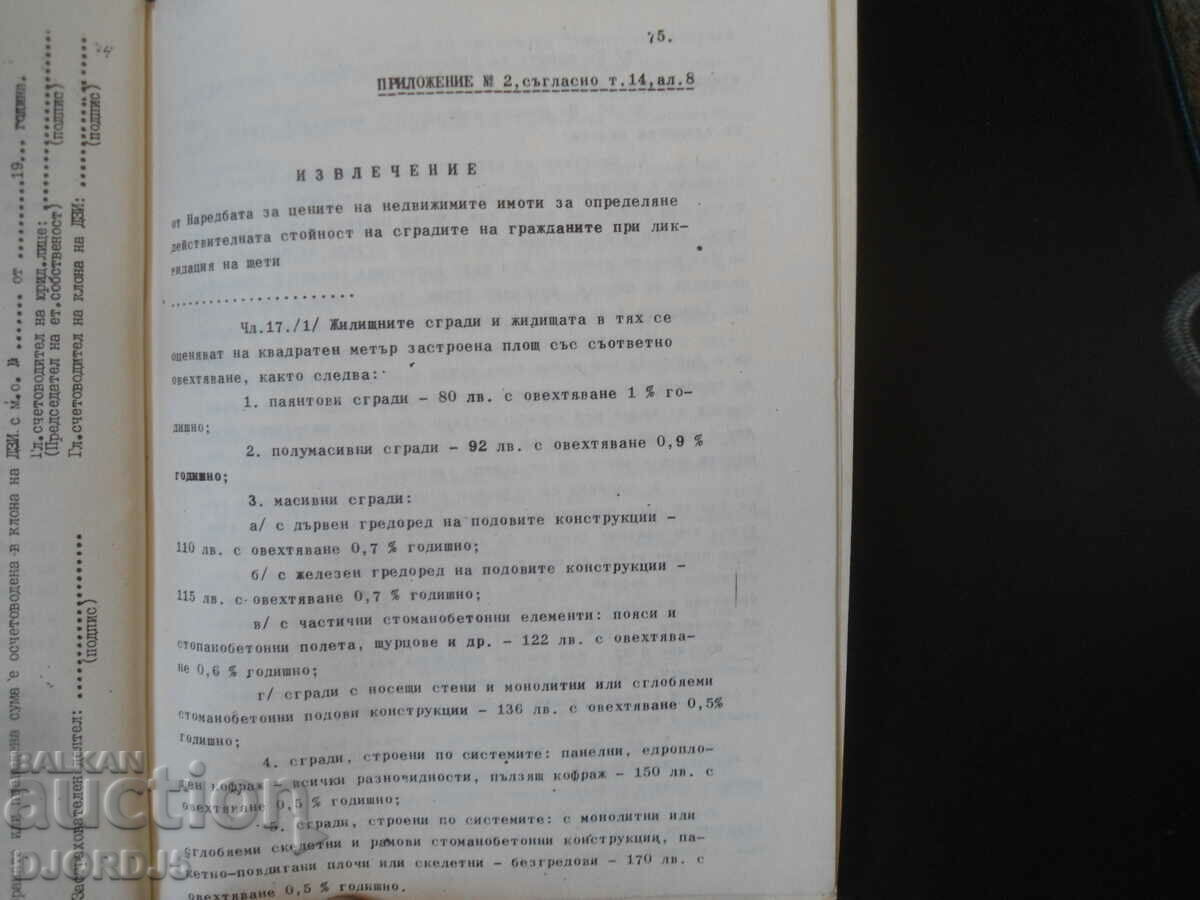 Voluntary property insurance, Ordinance No. 6, Guidelines - 6 Voluntary property insurance, Ordinance No. 6, Guidelines - 6