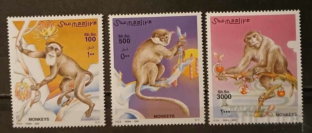 Somalia 2002 Fauna/Monkeys 11,75€ MNH