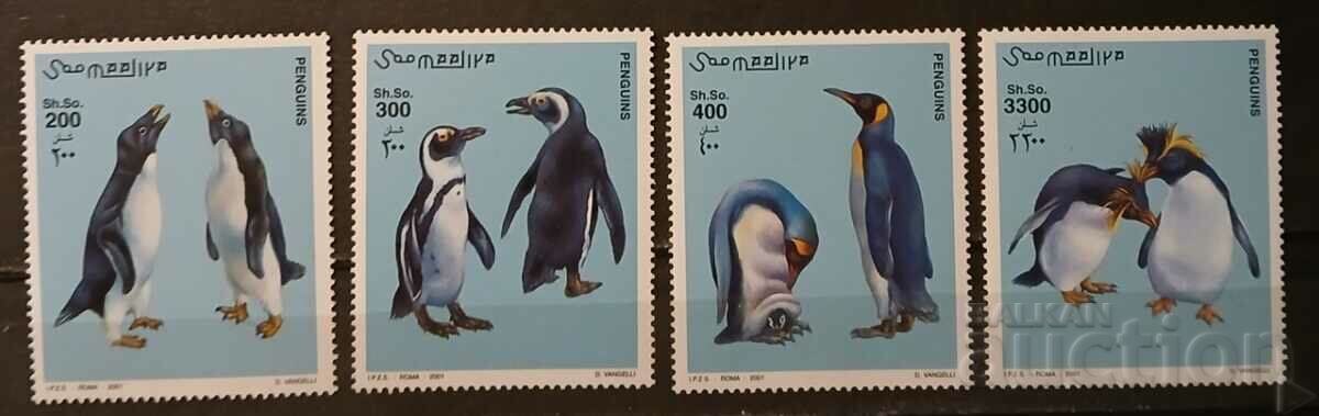 Somalia 2001 Fauna/Penguins 14,75€ MNH