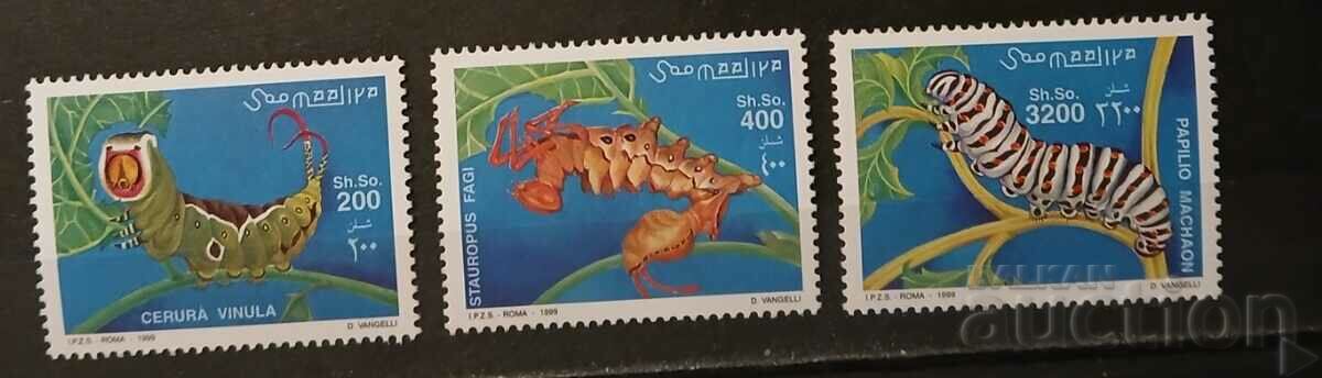 Somalia 1999 Fauna/Caterpillars 11.50€ MNH