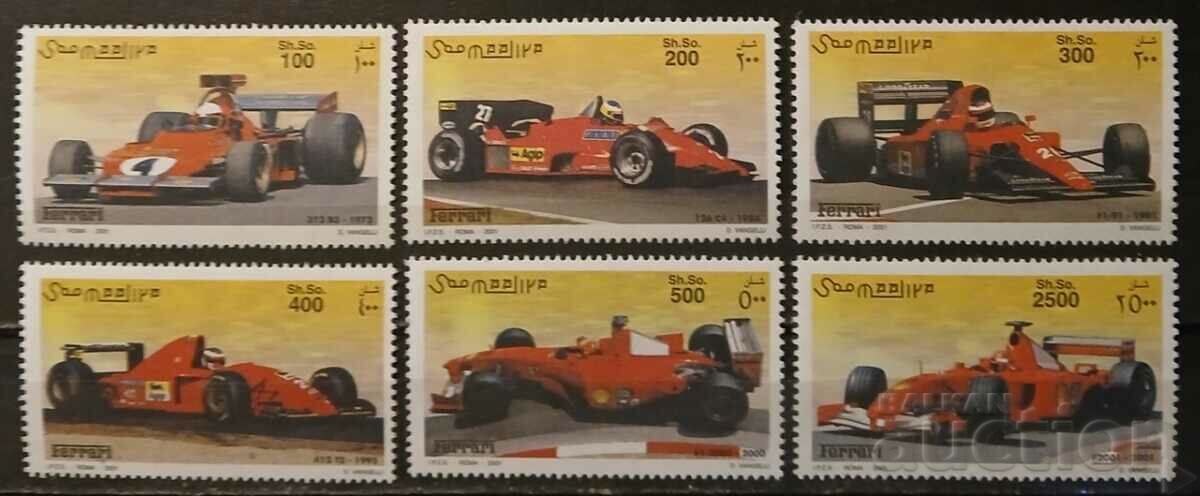Сомалия 2001 Спорт/Формула 1/Автомобили/Ферари 13.25€ MNH