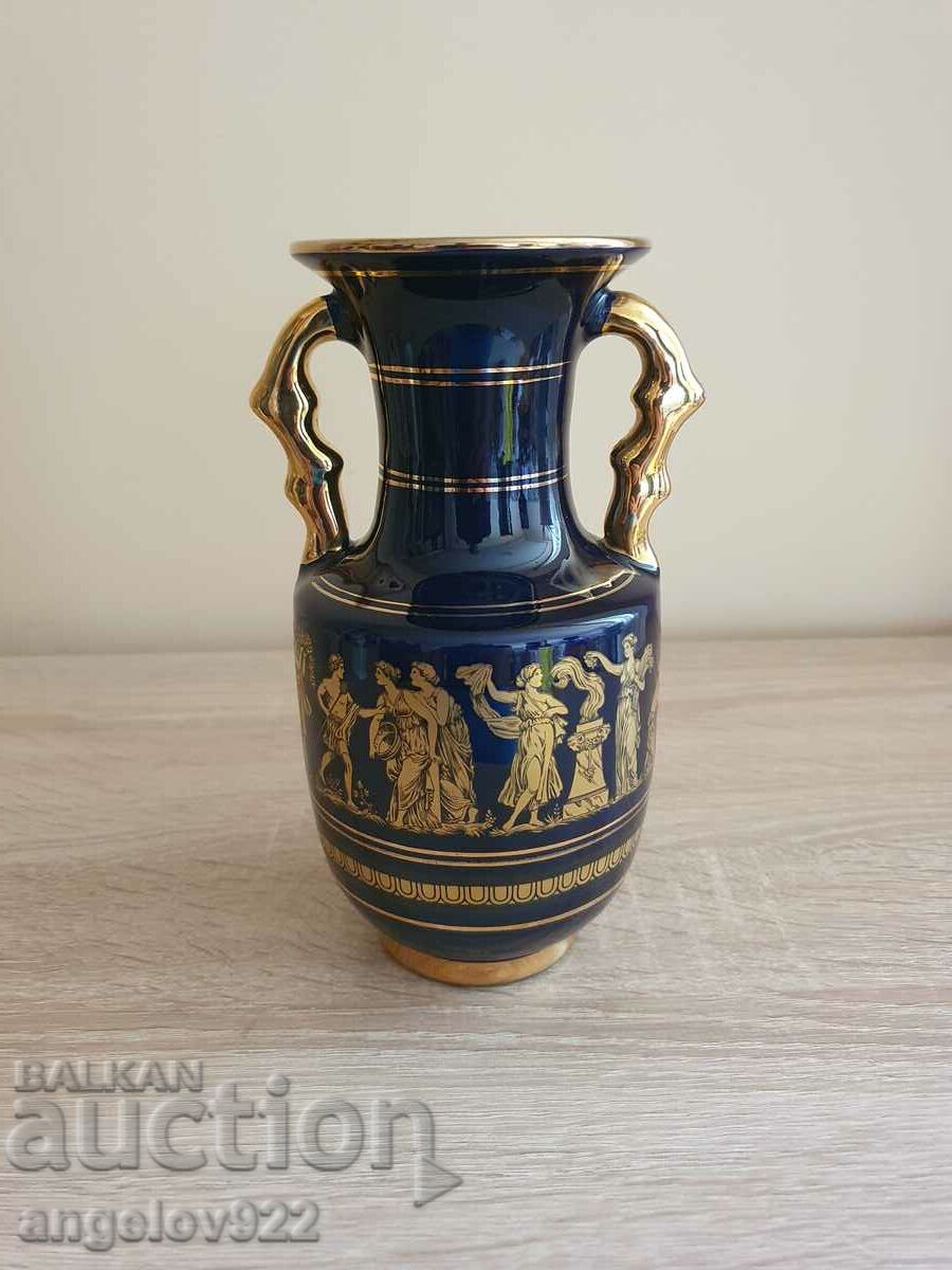 Porcelain amphora-vase with markings!