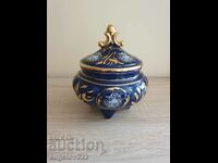 Italian porcelain bowl with lid!