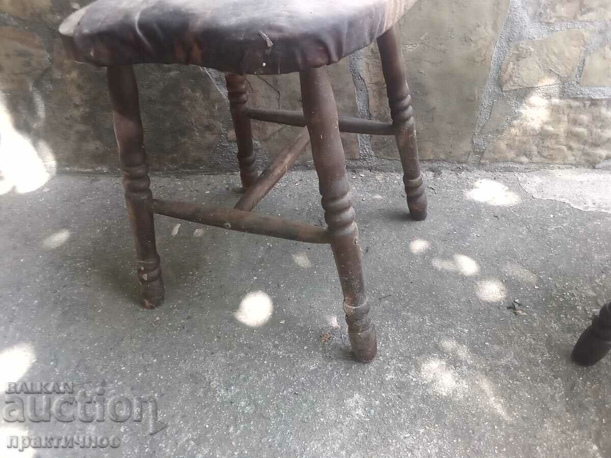 For a retro interior! Wooden stools